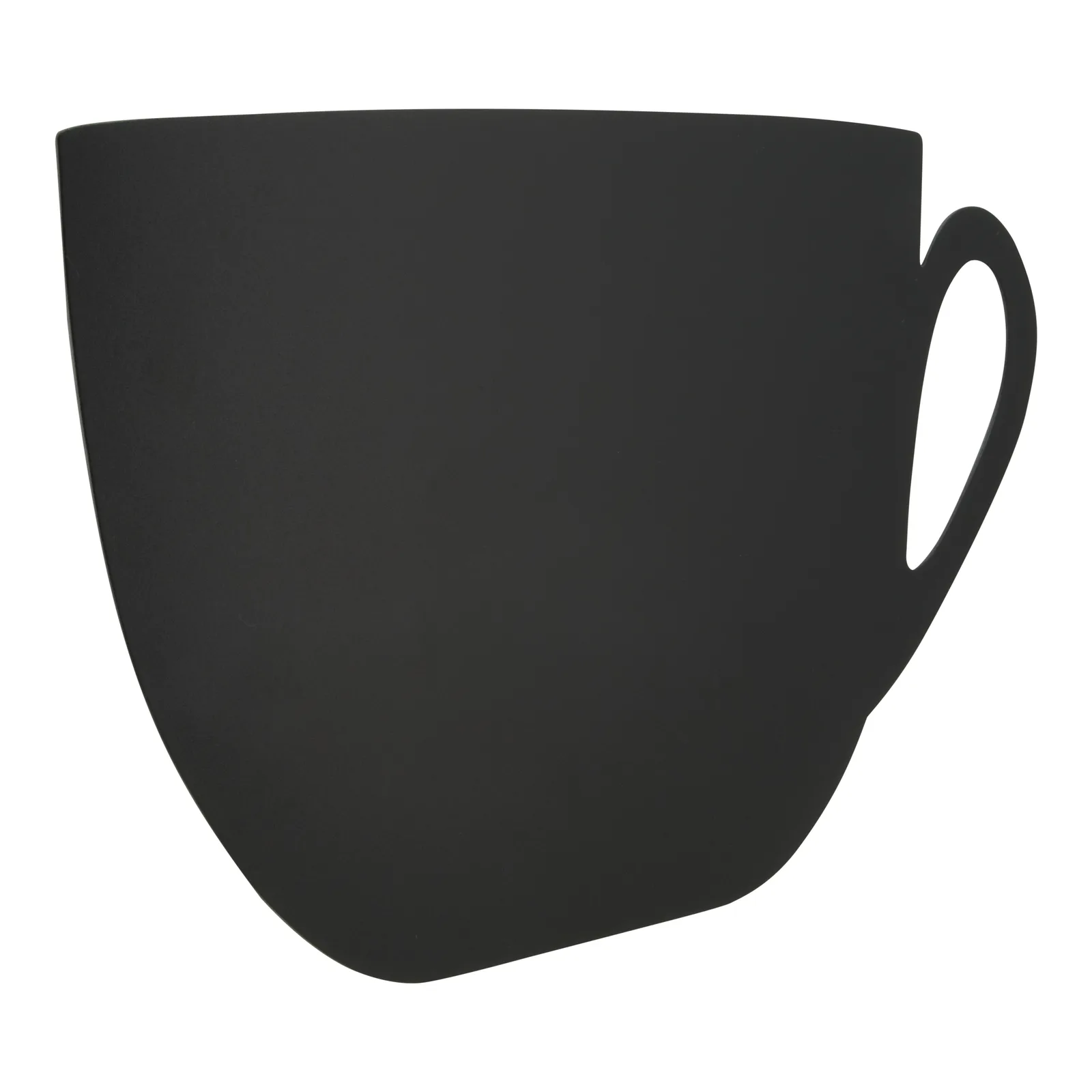 Securit® Silhouette Schiefertafel “Tasse” - Kreidestift und Klett-Befestigungsset - 30x50cm