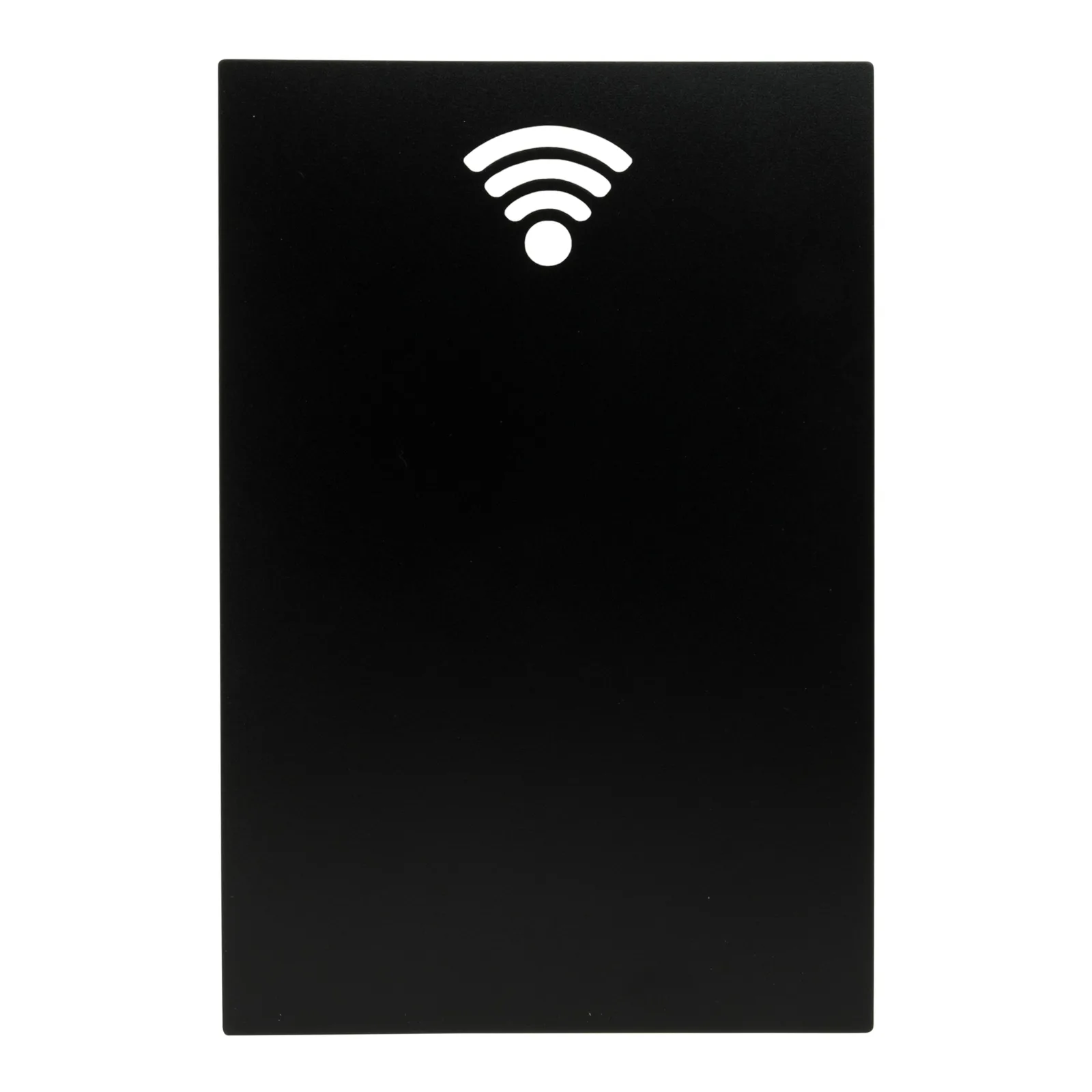 Securit® Silhouette Tafel “WiFi” - 30x50cm, mit Kreidestift und Klettverschluss