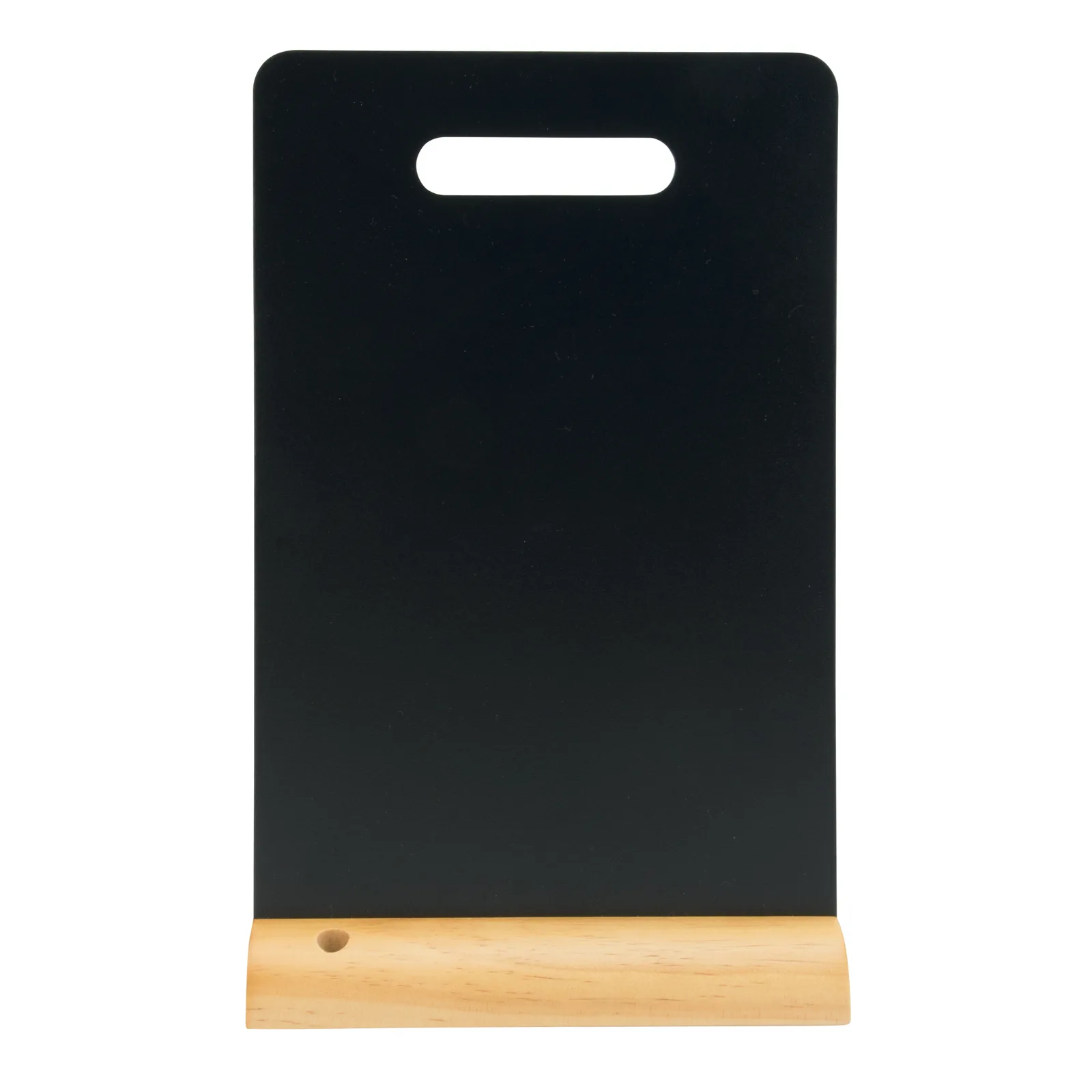 Securit® tafelkrijtbord met handvat - houten voet - met krijtstift
