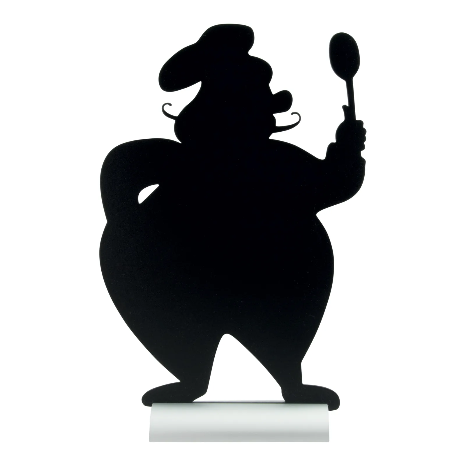 Securit® Silhouette Chef Tafel – Aluminiumbasis – Kreidestift inklusive