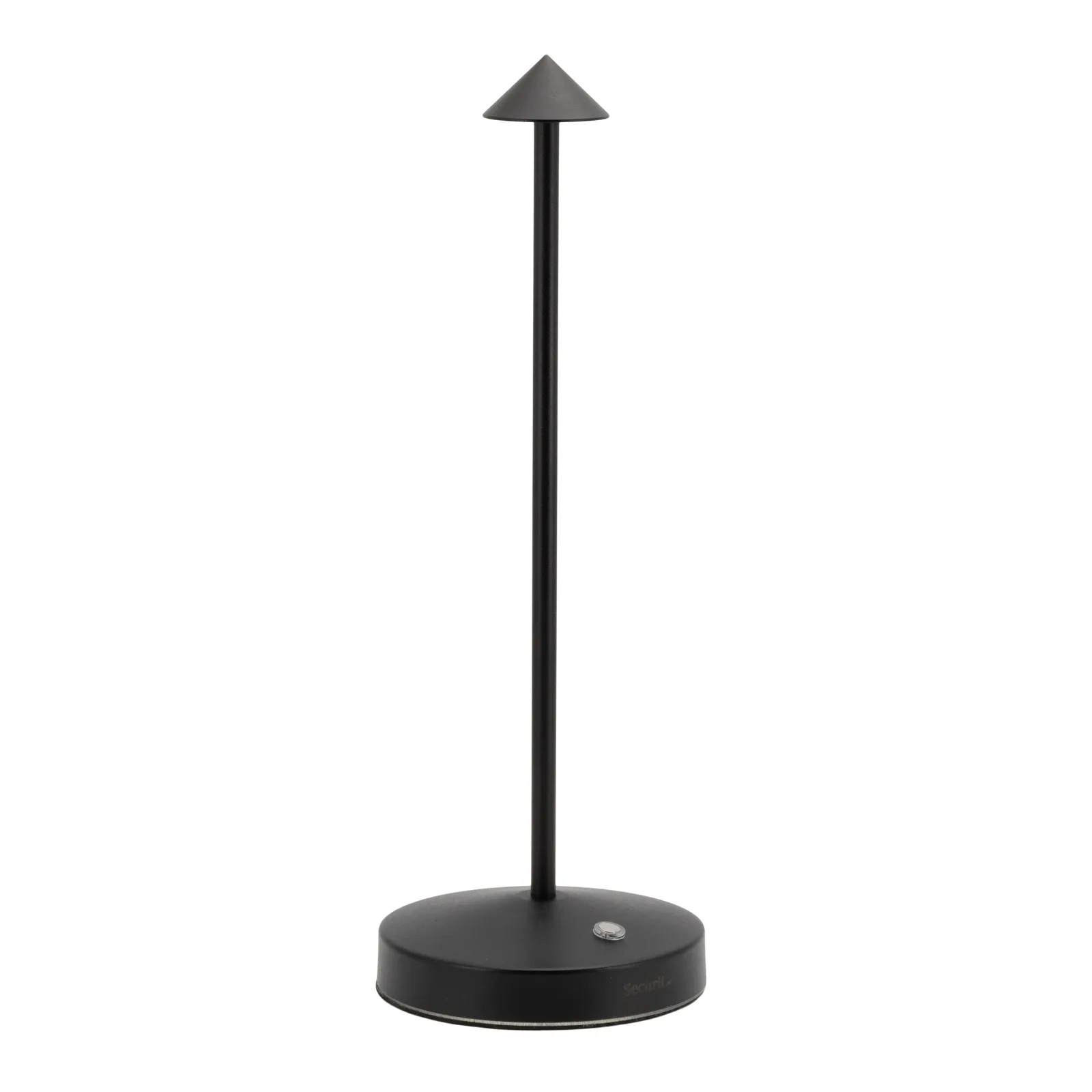 Securit® Angelina draadloze led-tafellamp — zwart — binnen/buiten — met magnetische laadkabel