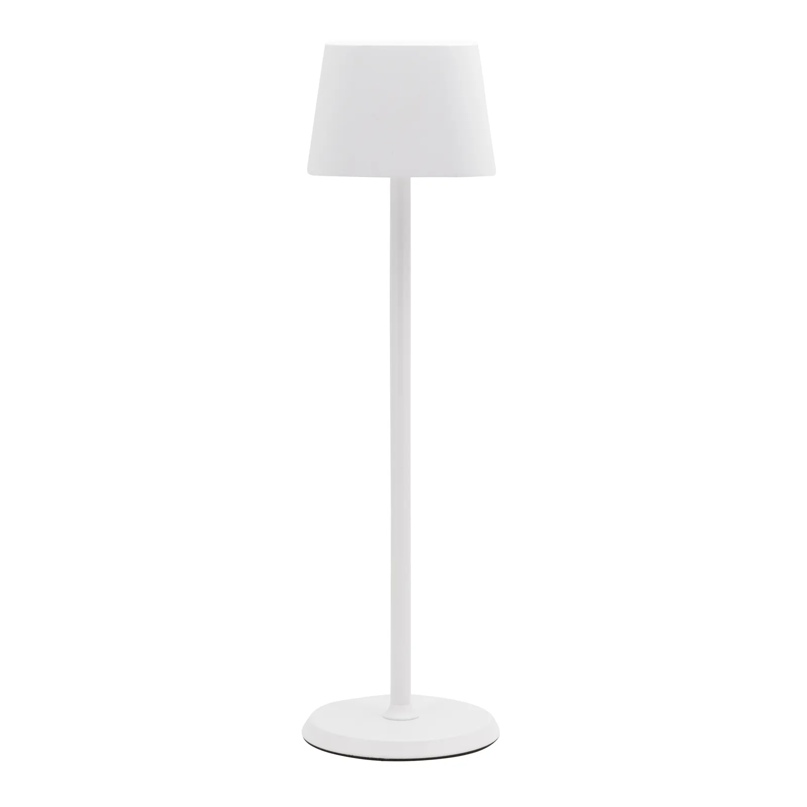Securit® Georgina draadloze led-tafellamp — wit — binnen/buiten — magnetische kabel inbegrepen