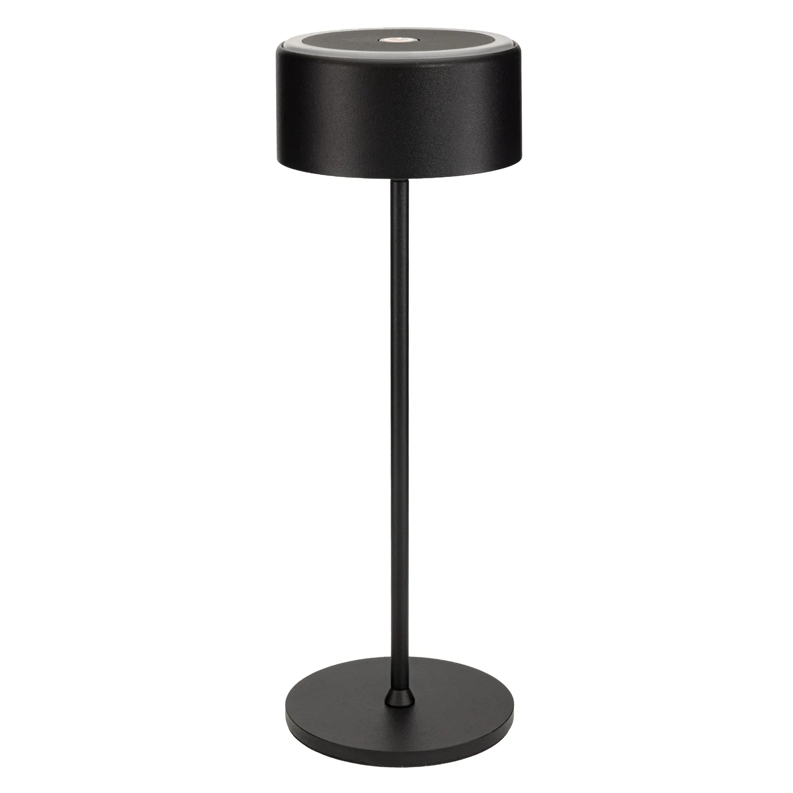 Securit® Signature draadloze led-tafellamp — zwart — binnen/buiten voor restaurant en bar
