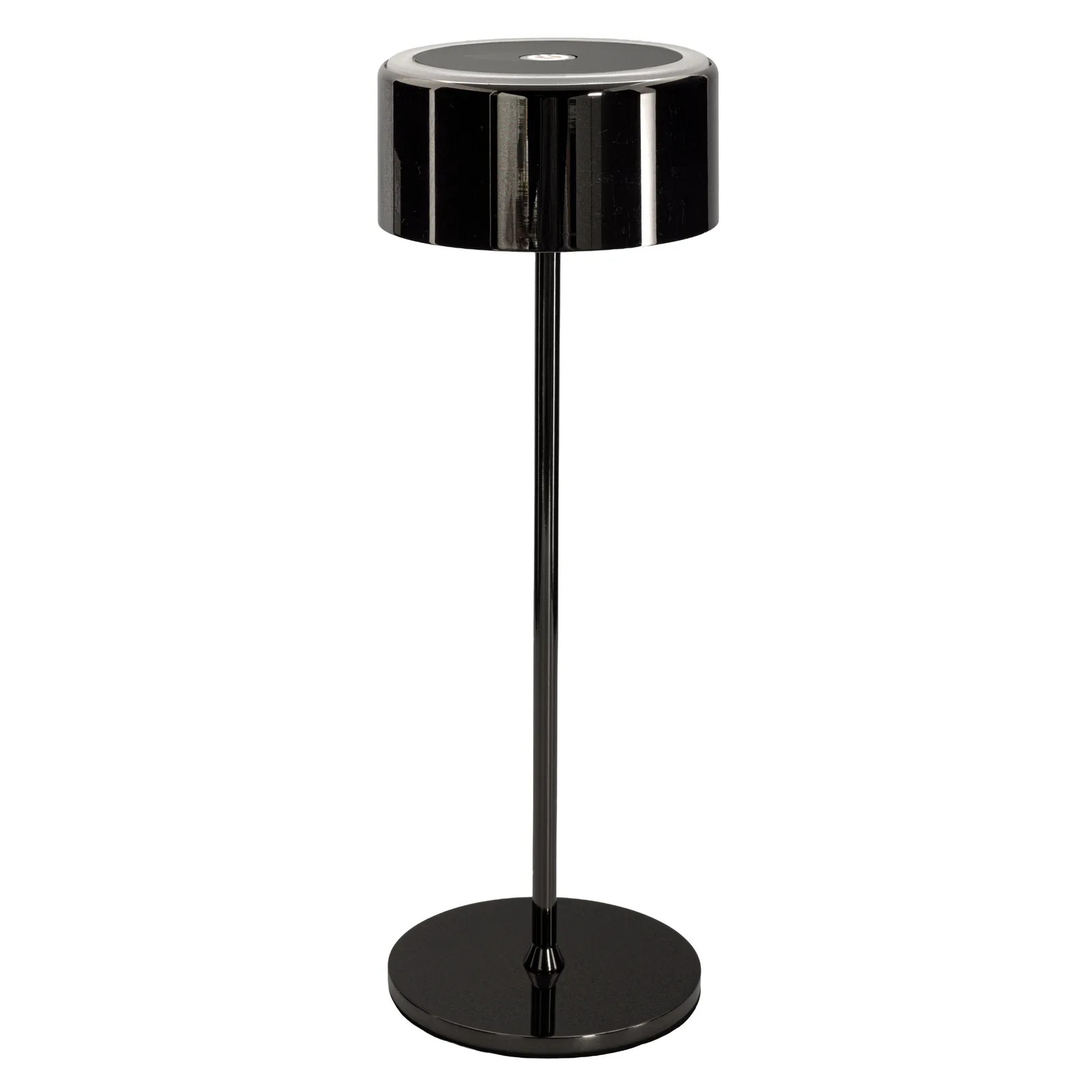 Securit® Signature draadloze led-tafellamp — metallic zwart — binnen/buiten