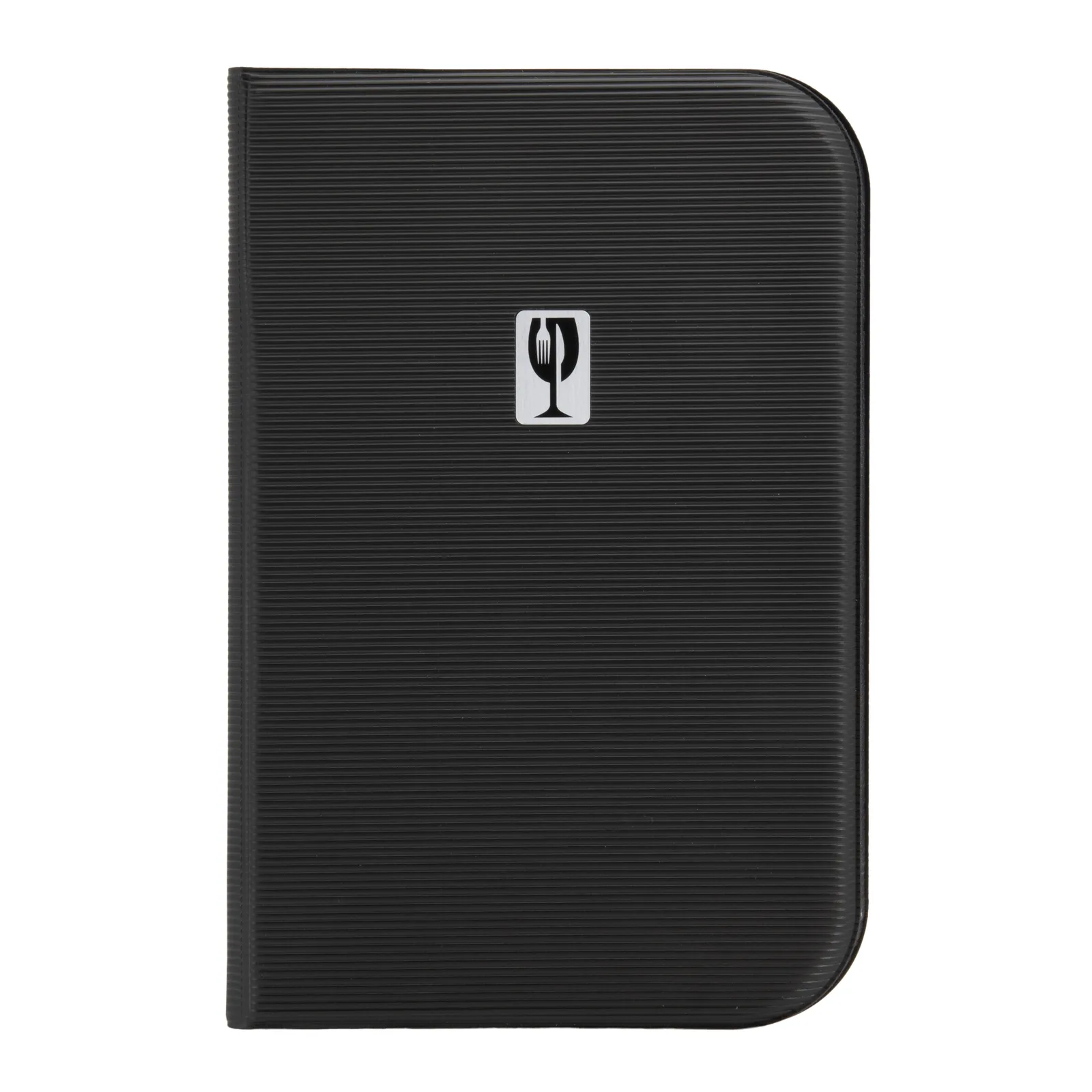 Securit® Essential A5-menuhouder - zwart - 12 vakken