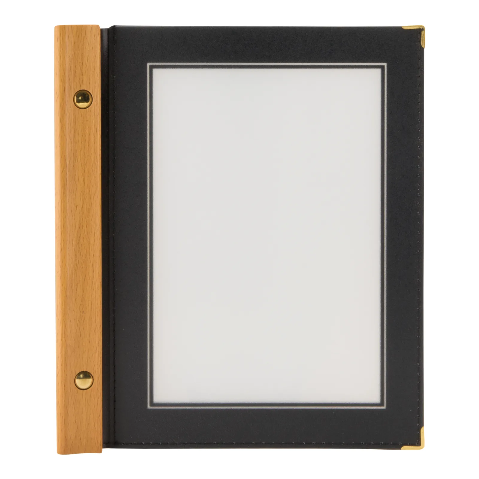 Securit® Wood Speisekarte A5 mit 2 doppelseitigen Einsätzen