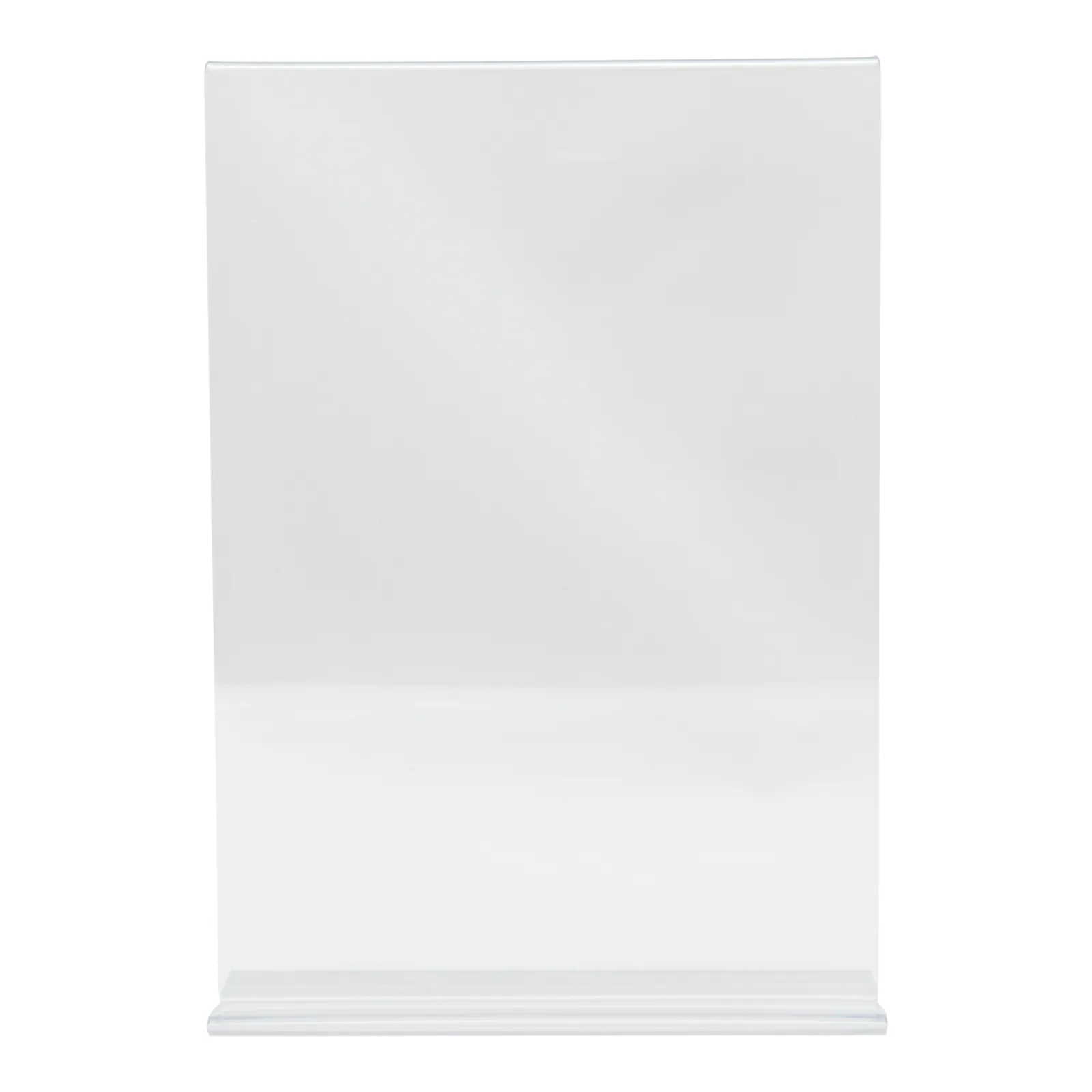 Securit® tafelhouder A4 transparant verticaal — acryl dubbelzijdig
