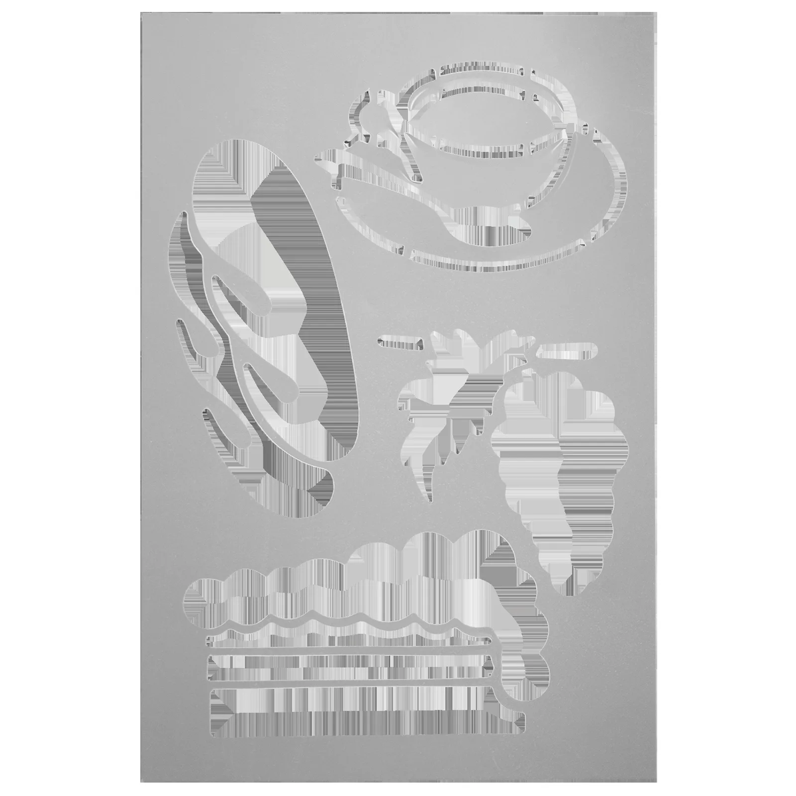 Securit® Lot de 6 Pochoirs pour Feutres-craie