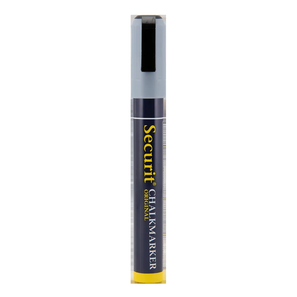 Securit® Lot de 8 Feutres-craie à encre liquide - Coloris de la Terre - Taille de mine 2-6mm biseautée