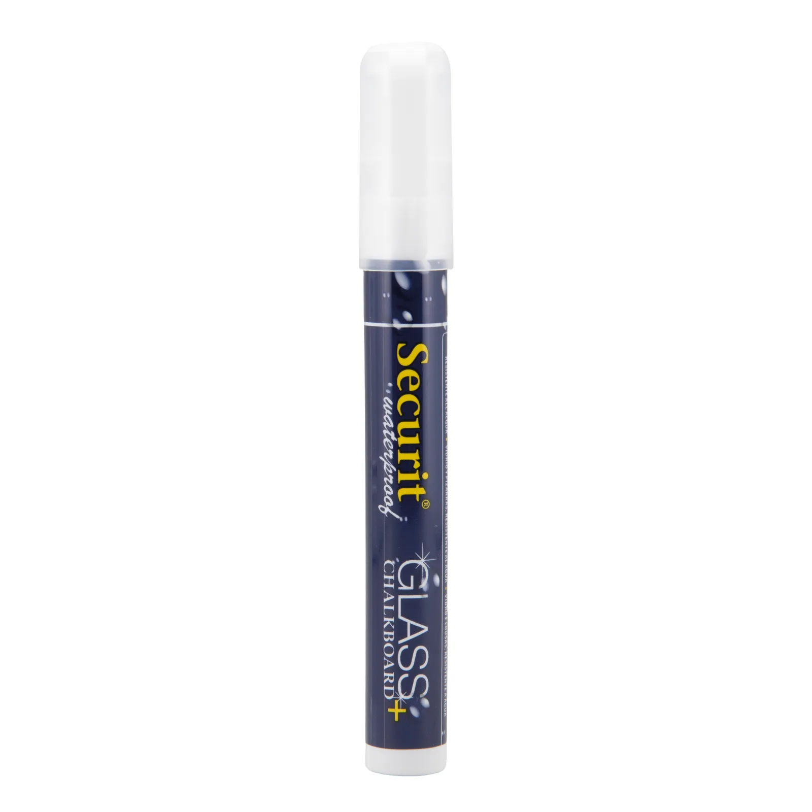 Securit® Flüssigkreidemarker Waterproof Weiß 2-6 mm