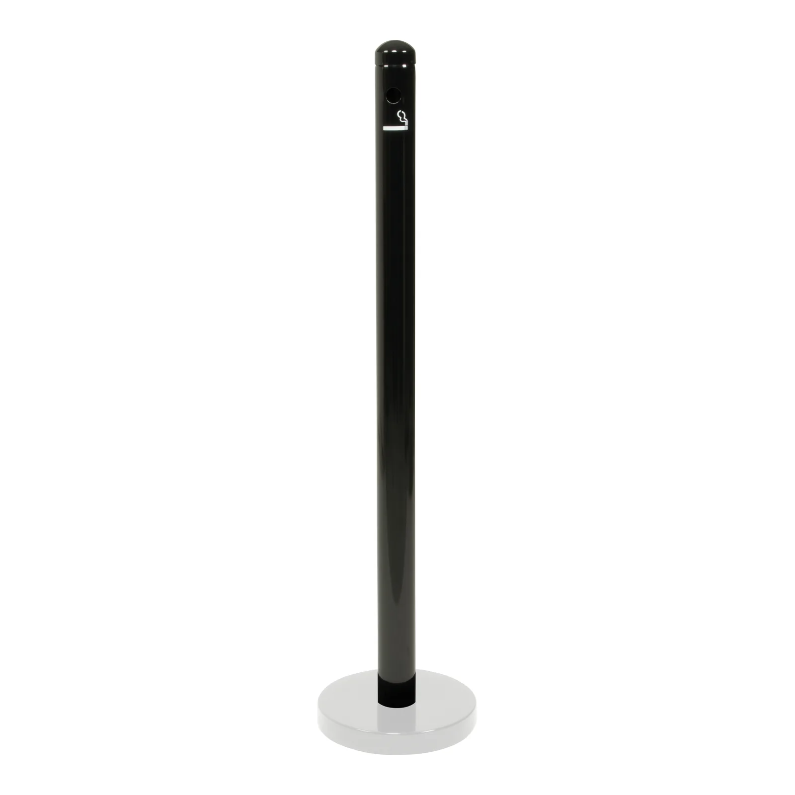 Securit® Pied Cendrier - Noir - 100cm (Socle SP-BL-SM-F1 non inclus)