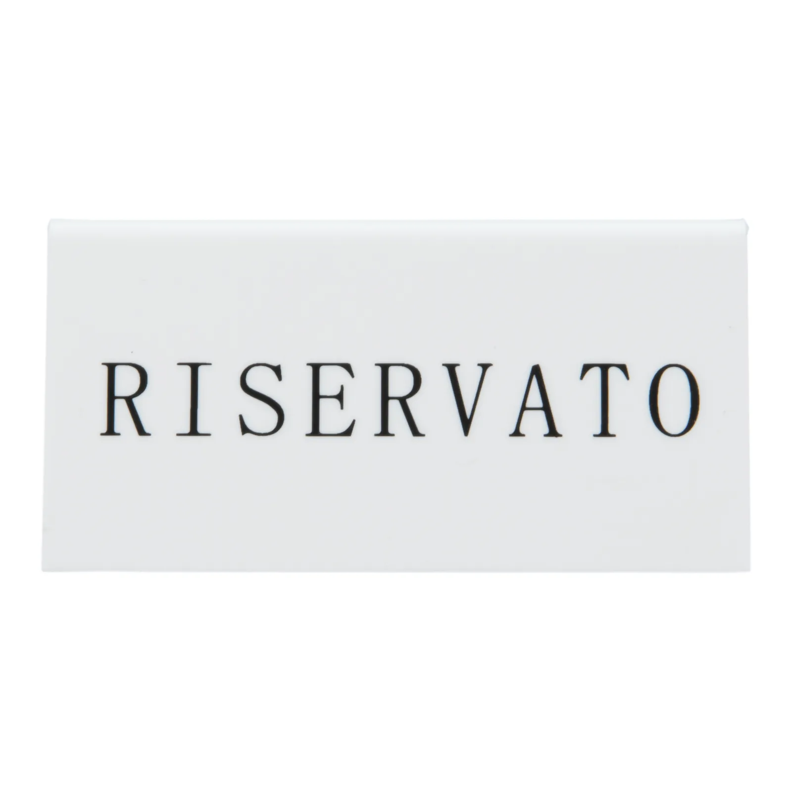 Securit® Tafeln Classic White, IT: 5x Riservato