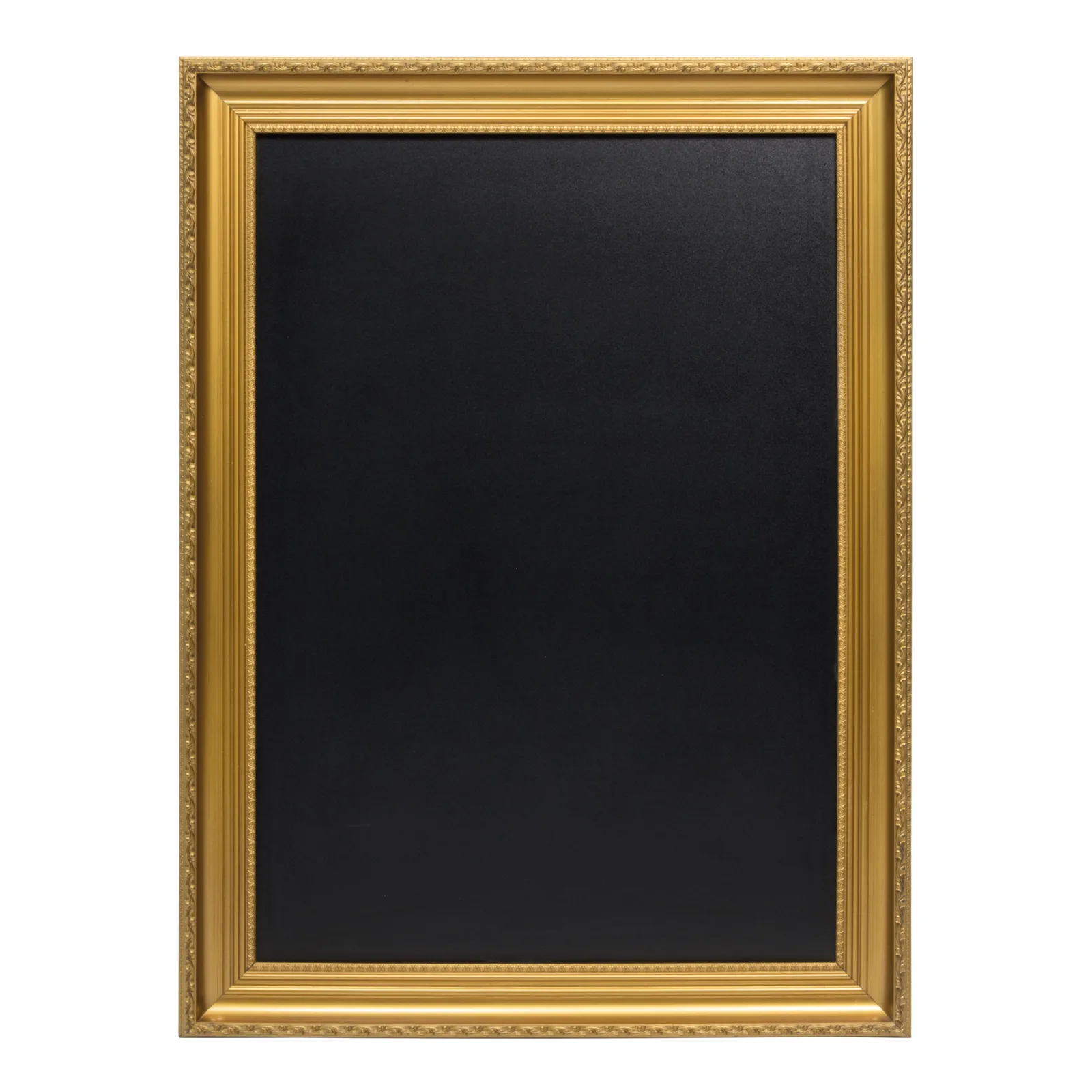 Securit® Kreidetafel Gold, gravierter Rahmen – 65×85cm