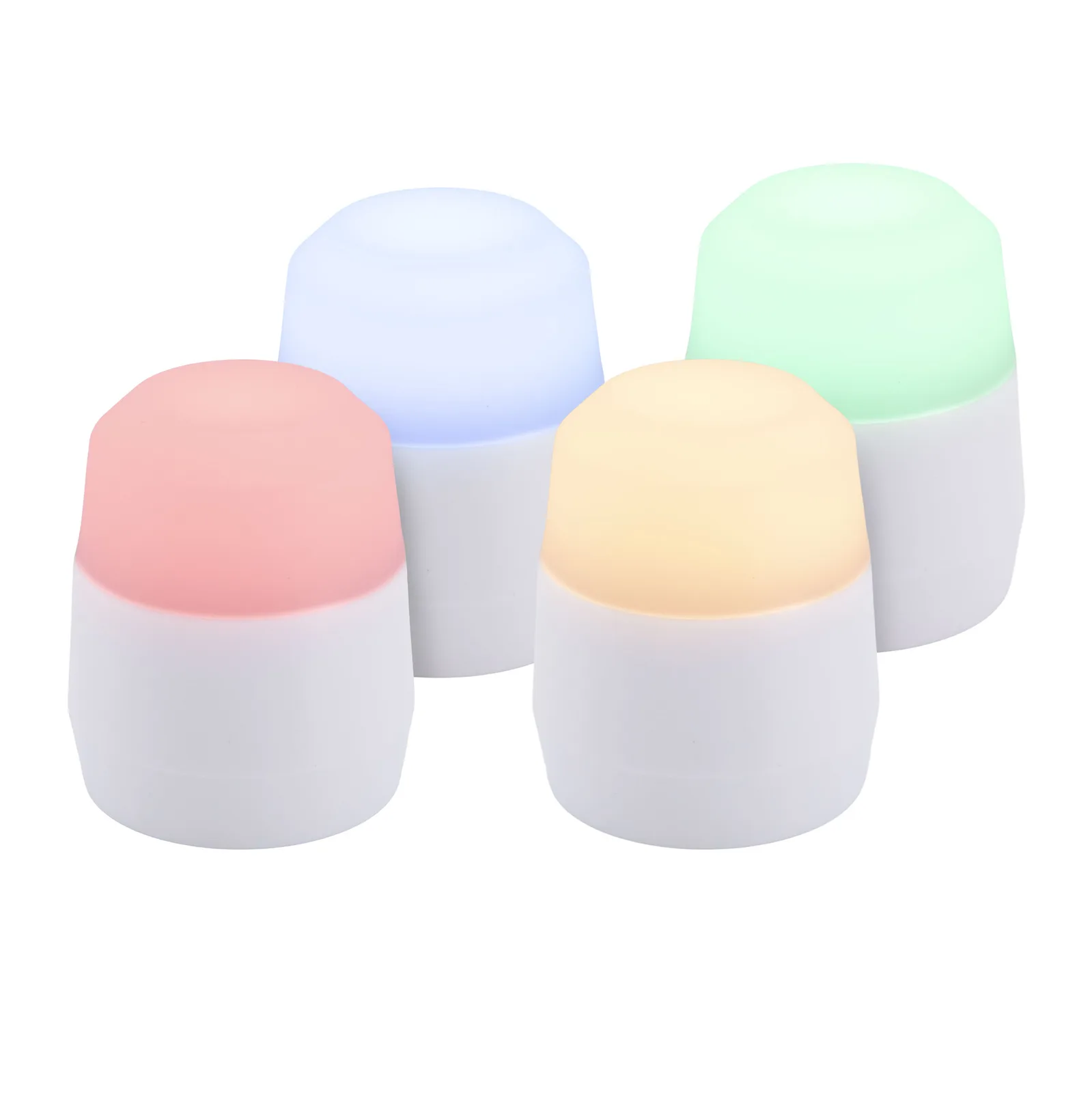 Securit® Amsterdam LED-kaarsen kleurwisselend — set van 4 oplaadbare tafelverlichting
